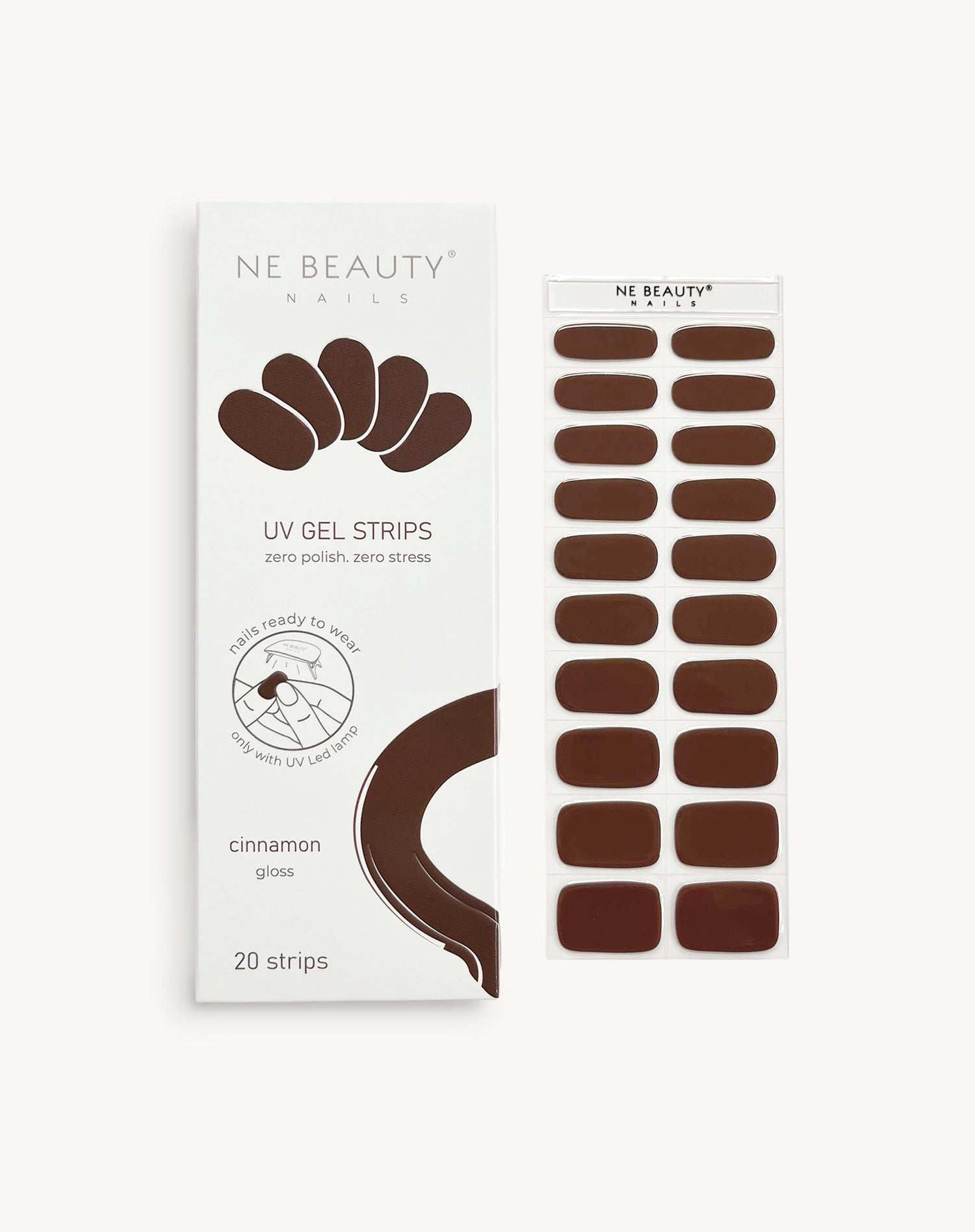 Cinnamon UV Gel Strips