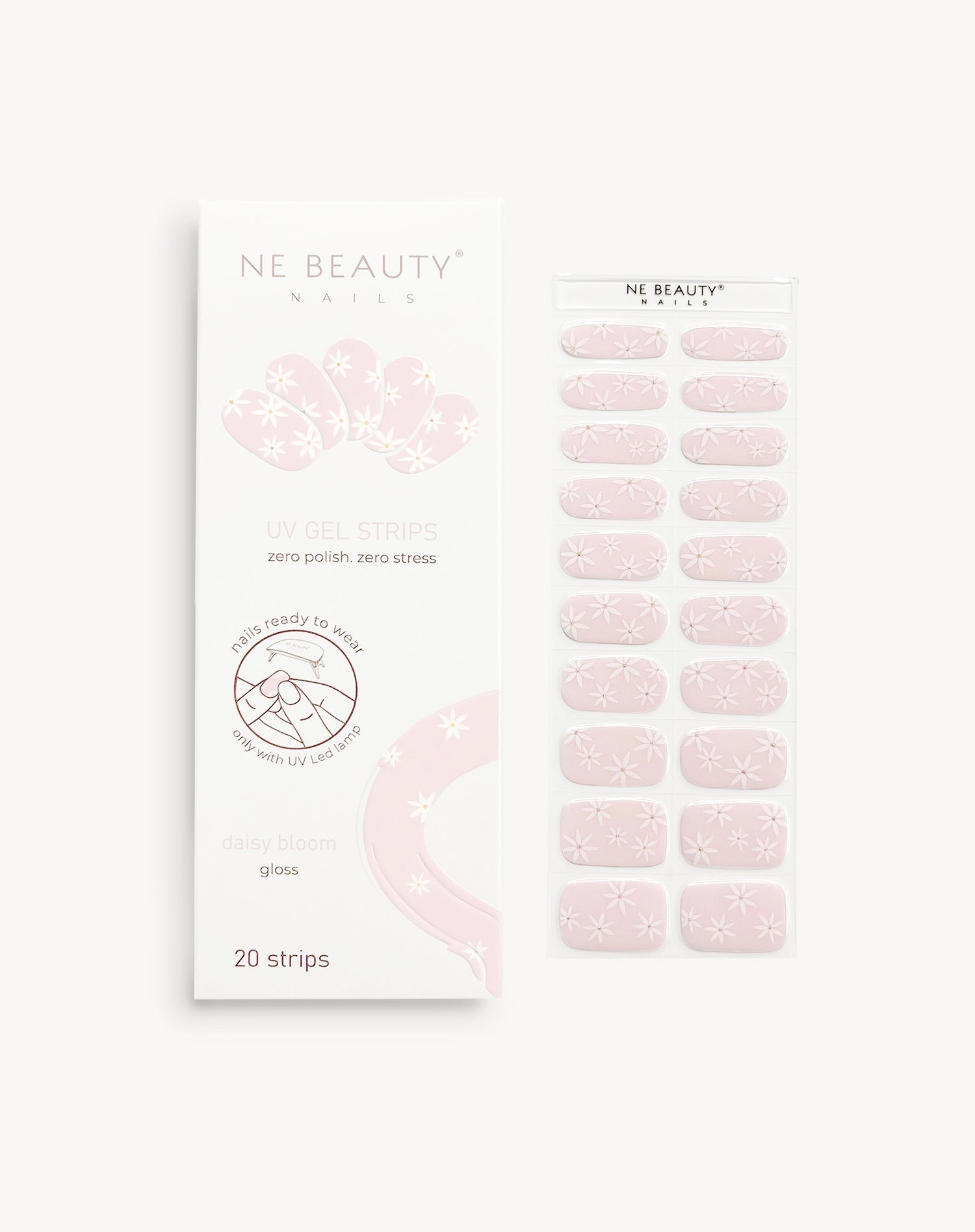 Daisy Bloom UV Gel Strips