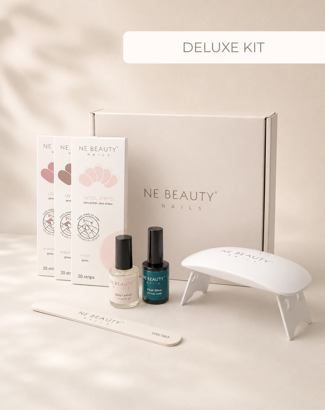 Deluxe | Kit UV Gel Strips | Starter Kit