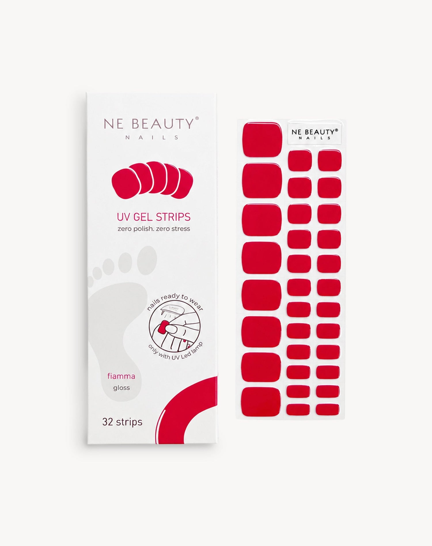 Fiamma Pedicure UV Gel Strips