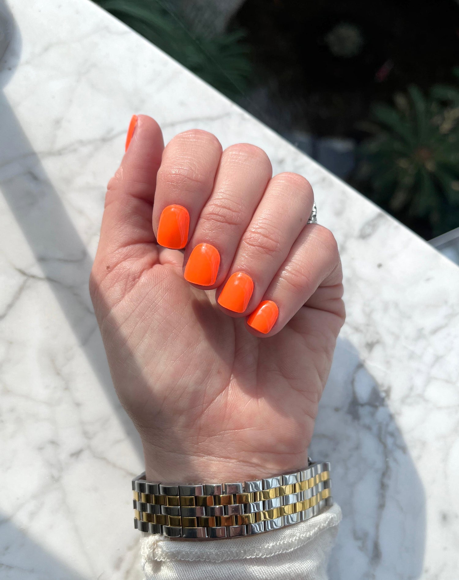 Neon Coral UV Gel Strips