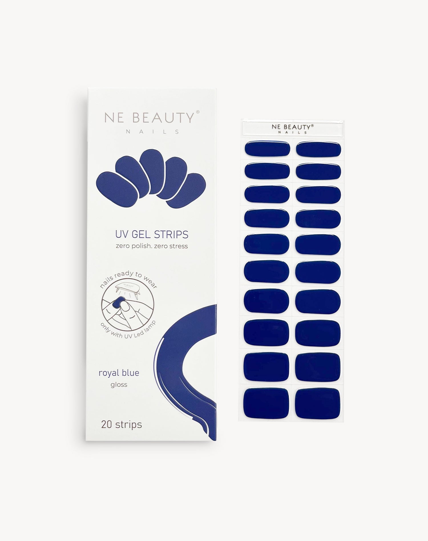 Royal Blue UV Gel Strips